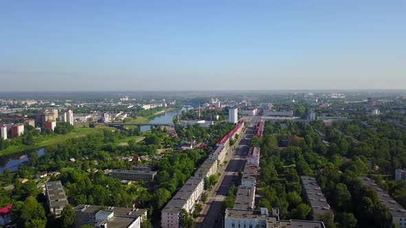 City Vitebsk. Prospect Chernyakhovsky 06