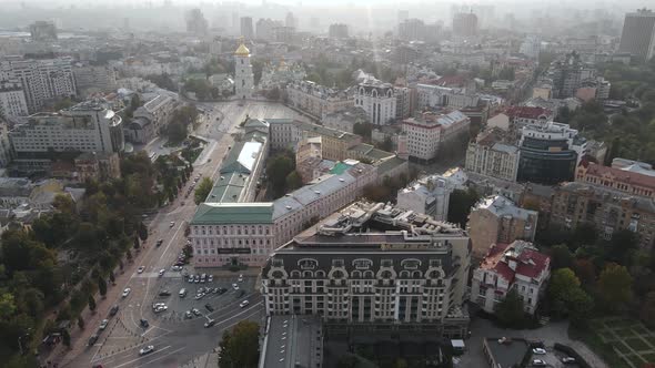 Kyiv - the Capital of Ukraine. Aerial View. Kiev