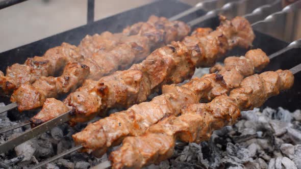 Shashlik Kebab Traditional Meat