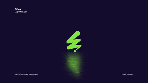 Glitch Logo Reveal