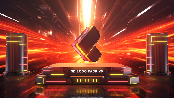 3D Logo Pack V8