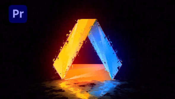 Glitch Logo Reveal Mogrt