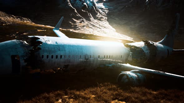 Plane Crashed on a Mountain