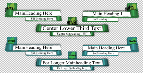 Simple 3d Lower Third alt