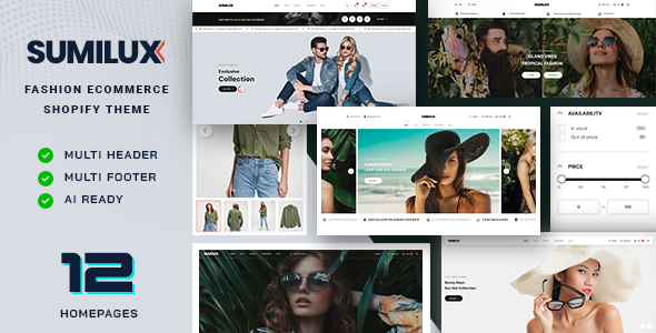 Sumilux - Fashion Multipurpose Shopify Theme