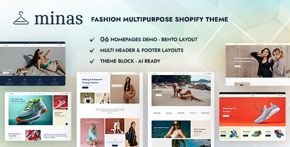 Minas - Fashion Multipurpose Shopify Theme