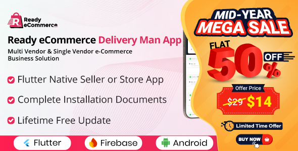 Ready eCommerce - Delivery Man App