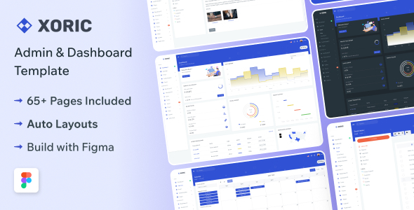 Xoric - Figma Sales Analytics & Business Admin Dashboard Template