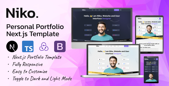 Niko - Personal Portfolio Next.js Template