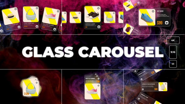 Glass Product Carousel