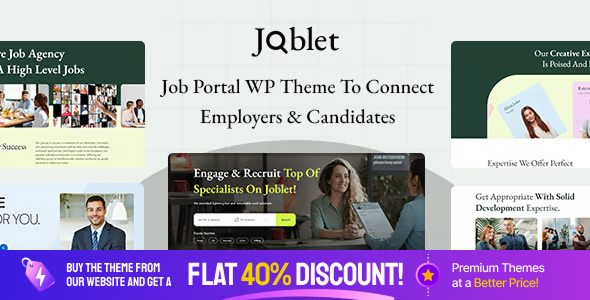 Joblet - Job Recruitment Services WordPress Theme