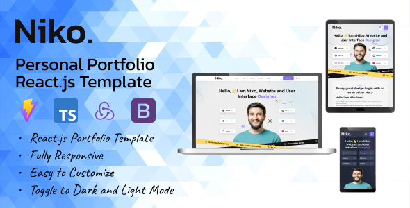 Niko - Personal Portfolio React.js Template