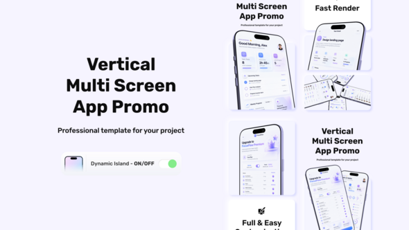 Vertical Multi Screen App Promo
