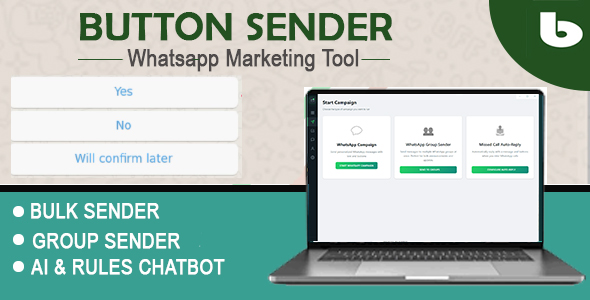 Button Sender | Desktop Software for WhatsApp Automation
