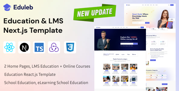 Eduleb - Education & LMS Next.js Template