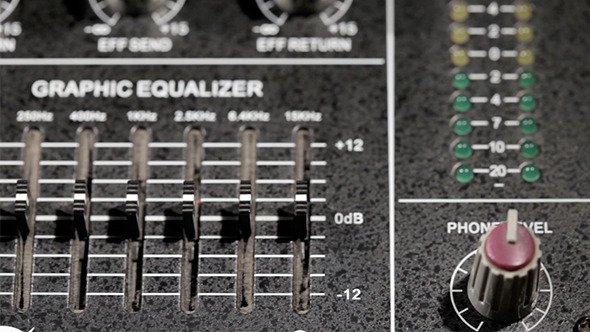 Music Mixing Desk With Equalizer  