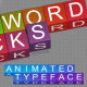 Crossword Blocks / Animated Typeface - VideoHive Item for Sale