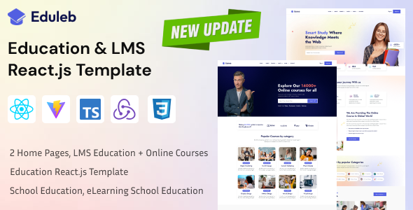 Eduleb - Education & LMS React.js Template