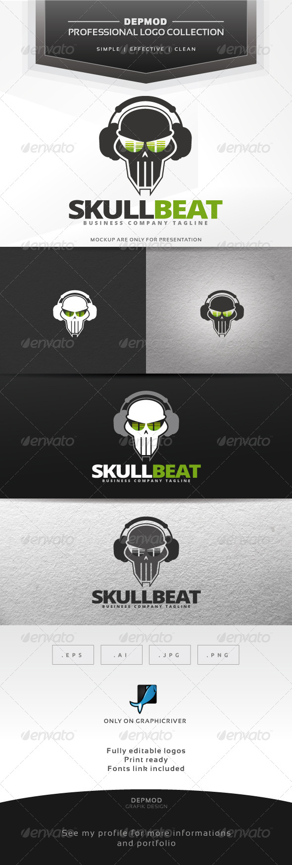 Skull Beat Logo