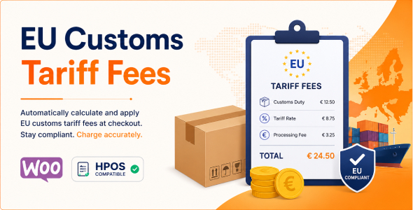 EU Customs Tariff Fees for WooCommerce