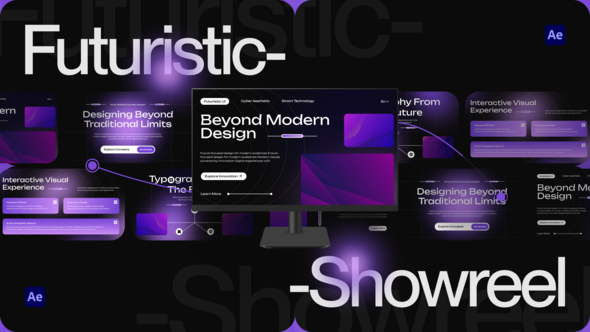 Futuristic Showreel - After Effects Template