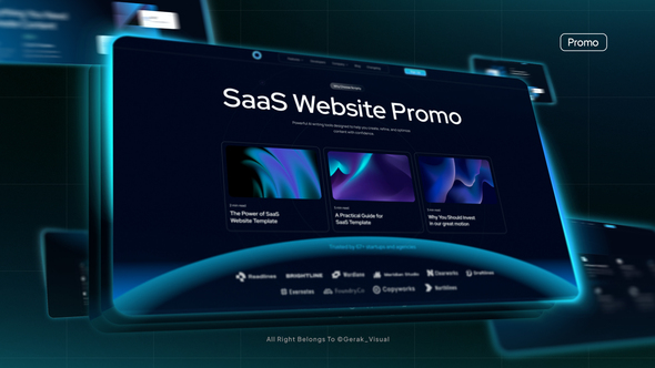 SaaS Website Promo