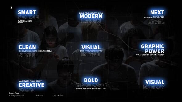 Modern Titles | Premiere Pro (MOGRT)