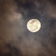 Moon and Clouds at Night - VideoHive Item for Sale
