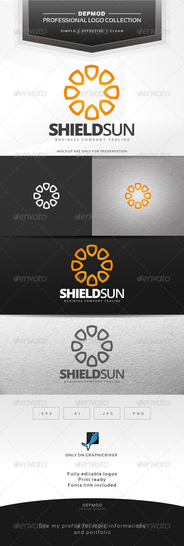 Shield Sun Logo