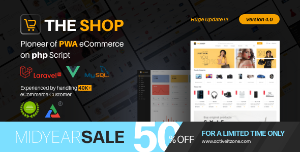 The Shop - PWA eCommerce CMS