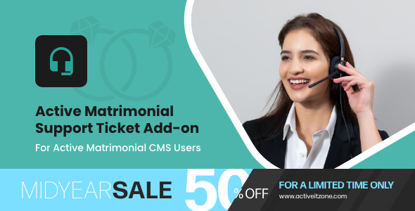 Active Matrimonial Support Ticket add-on