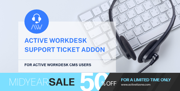 Active Workdesk Support Ticket Add-on