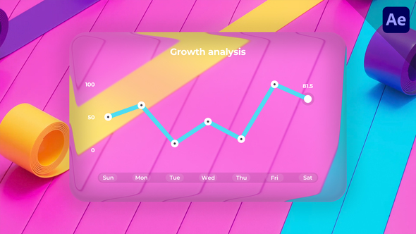 Line Chart Liquid Glass