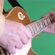 Guitar Player On Green Background - VideoHive Item for Sale