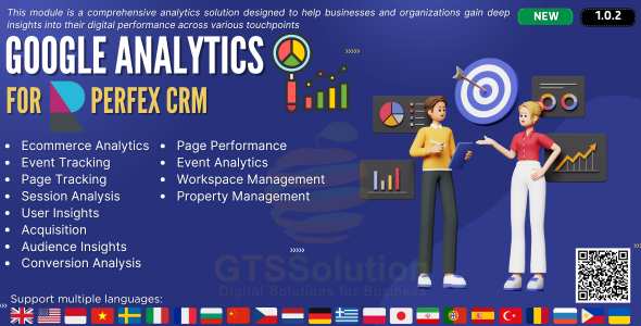 Google Analytics module for Perfex CRM