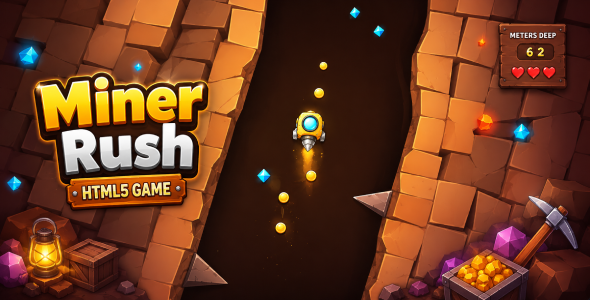Miner Rush — HTML5 Endless Mining Game