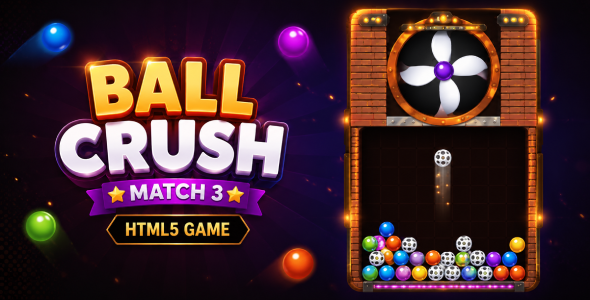 Ball Crush | HTML5 Match 3 Arcade Game