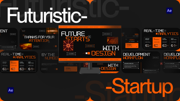 Futuristic Startup - After Effects Template
