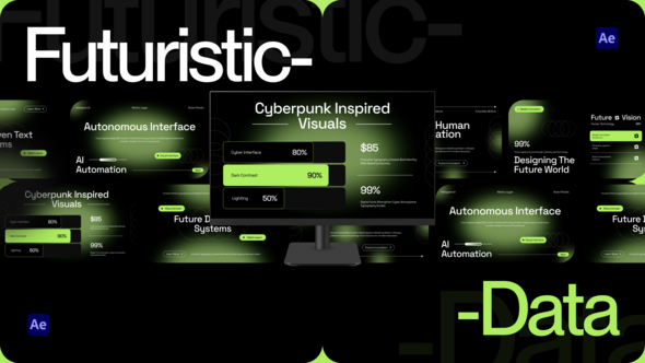 Futuristic Data - After Effects Template