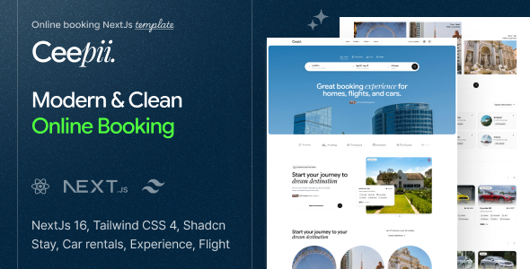 Ceepii – Travel Booking NextJs Template