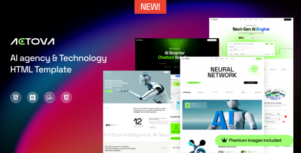 Actova - AI Agency & Technology HTML Template