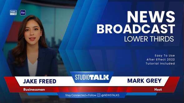 News Broadcast Lower Thirds