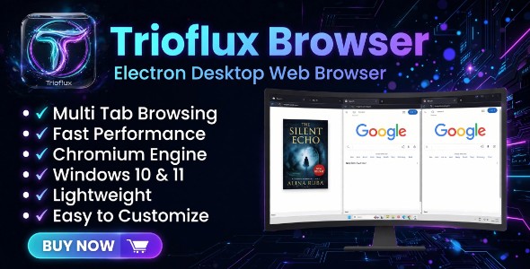 Trioflux | Desktop Browser Built with Electron