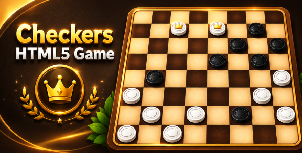 Royal Checkers | HTML5 Draughts Board Game