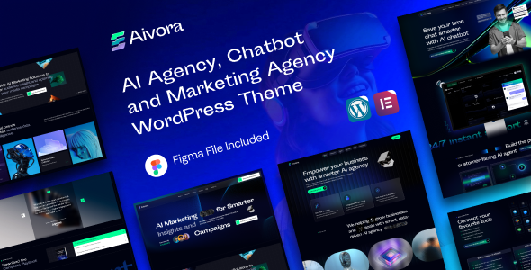Aivora – AI Agency & Technology WordPress Theme