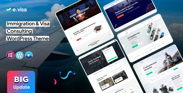 Evisa - Immigration and Visa Consulting WordPress Theme