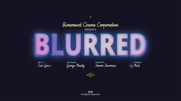Animated Cinematic Titles