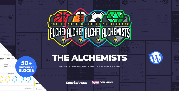 Alchemists - Sports, eSports & Gaming Club and News WordPress Theme