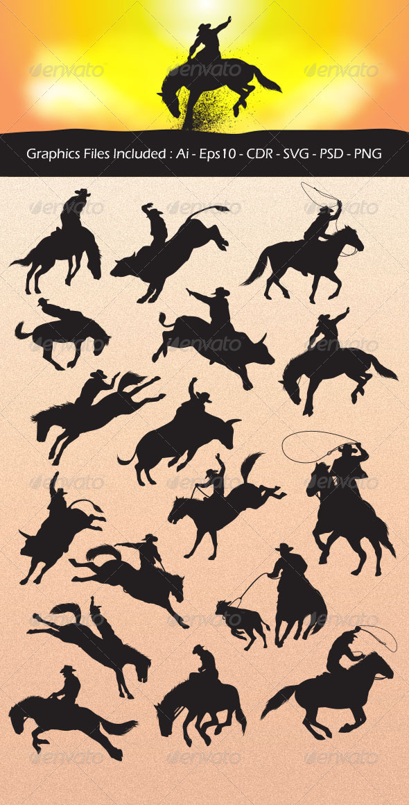 Rodeo Silhouettes