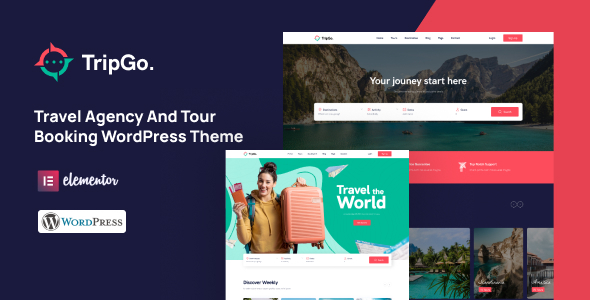 Tripgo – Travel Agency and Tour Booking WordPress Theme